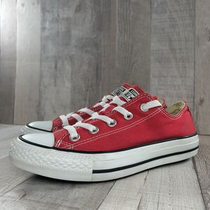 Converse Womens 6 Chuck Taylor All Star Classic Canvas Sneaker Shoes Low Top Red